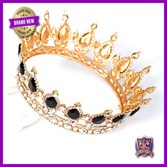Rhinestone Wedding Crown Tiara Headband for Parties Proms Costume main image 4